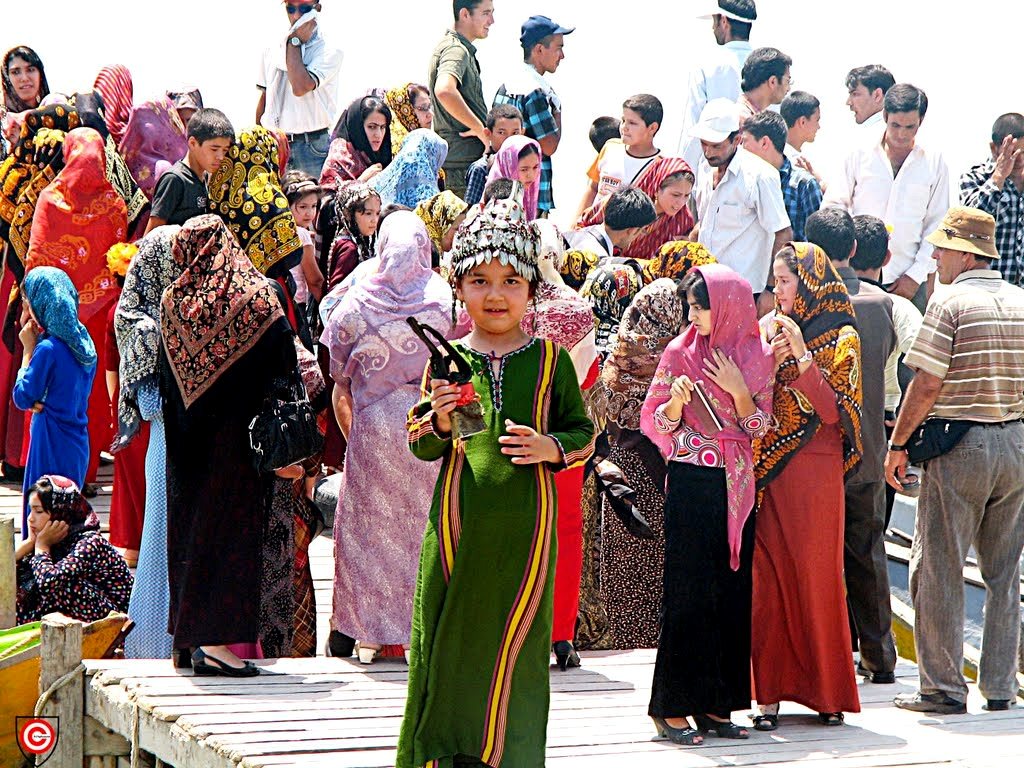 Iranian turkmen in Bandar Torkman.jpg
